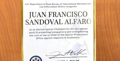 Sandoval como campeón anticorrupción