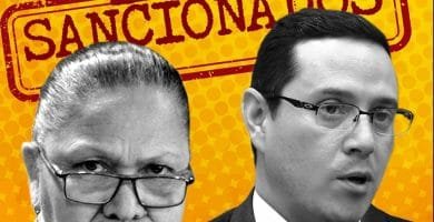 Sancionan a Consuelo Porras y Angel Pineda