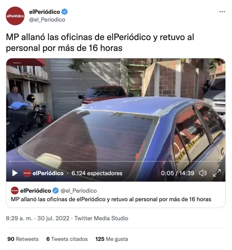 Allanan oficinas de ElPeriódico